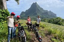 Unique excursion to Moorea on a 100% electric motorbike