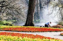 Amsterdam: Keukenhof Entry plus Shuttle Bus & 75 min Canal Cruise
