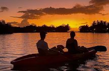 Guided Sunset Kayak Tour in Mauritius