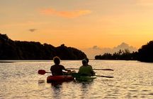 Guided Sunset Kayak Tour in Mauritius