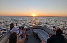 Private Guided Sunset and Dolphin Cruise up to 6 Passengers