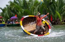Hoi An Coconut Boat Ride and Lantern Making Experience