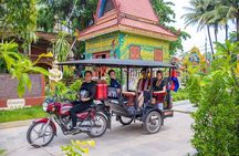 Traditional Khmer Water Blessing by Monk and Lotus Farm Visit