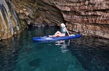 Kayaking tour from Budva to Sveti Nikola island' caves