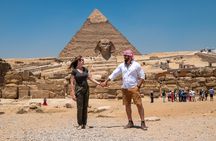 Giza Pyramids, Saqqara & Memphis Tour with Camel Ride & Lunch