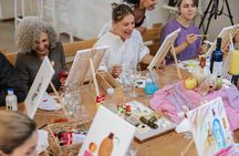 Painting Workshop with Wine and Greek Appetizers 