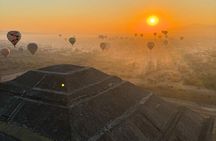 Hot air balloon flight + transportation from Mexico City 