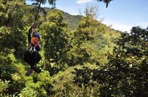 Zipline tour on the central valley of Costa Rica