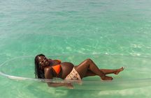 Beach Day and Clear Kayak Photoshoot in Bahamas