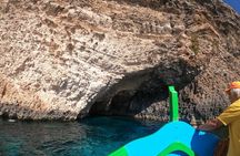 Full Day Private charter to Crystal & Blue Lagoon, Caves & Gozo