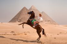 Giza Pyramids Photoshoot with Jumping Horse, Camel and Sphinx 