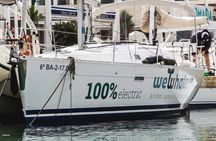 Small Group Dolphin Sunset Tour on Electric Sailing Boat Denia
