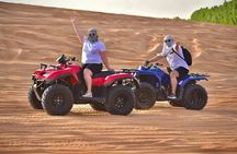 Desert Safari Dubai 30 Mins Quad Bike, Sand Board, Camel Ride BBQ