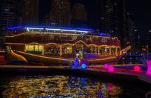 Dubai Marina Best Dhow Cruise Dinner Marina Sky Line Intl Buffet