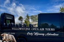 Yellowstone Open Air GLASS TOP/CONVERTIBLE Tour PU@Canyon Village