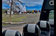 Yellowstone Open Air GLASS TOP/CONVERTIBLE Tour PU@Canyon Village