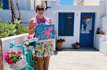 Painting on Canvas with a Local