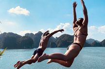 Full Day Boat Tour Cat Ba to Lan Ha Bay in Less Touristy Areas