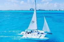 Luxury Catamaran to Isla Mujeres + Ice Bar Admission