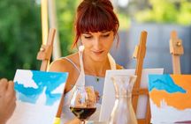 Paint And Drink Florentine Hills Art at La Birr'aia in Marignolle