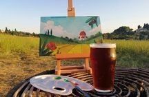 Paint And Drink Florentine Hills Art at La Birr'aia in Marignolle