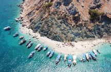 Suluada Island Boat Tour Sunset BBQ Dinner & Transfer from Kemer