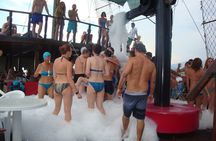 Mega Star Yacht Tour with Lunch, Foam Party & Transfer from kemer