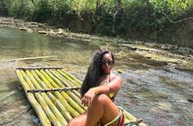 Bamboo Rafting & Horseback -dunns river Transportation Included