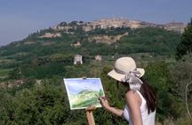 Private Watercolor Painting Experience in Montepulciano