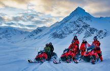 Aurora Crystal Lavvo Overnight stay with snowmobile trip