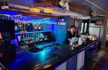 NYC Skyline lights Happy Hour and Cash Bar