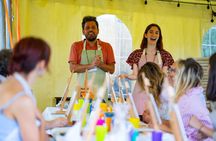 Paint And Drink Florentine Hills Art at La Birr'aia in Marignolle