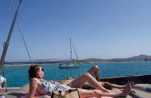 Mykonos Sail Cruise to Rhenia, Guided Tour of Delos, Lunch&Drinks