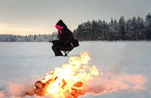 Snowmobile and Ice Fishing Excursion (private tour)