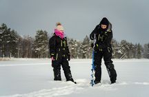 Snowmobile and Ice Fishing Excursion (private tour)