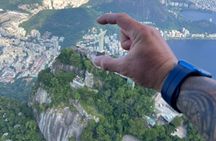 Rio de Janeiro: Helicopter Flight Without Doors Christ the Redeemer