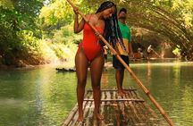  Bamboo Rafting Limestone Foot Massage/Negril 7 Miles Beach/Ricks Cafe Combo 