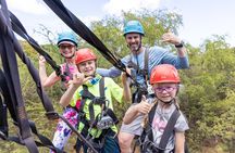 3 Zipline Adventure with Waikiki Transportation