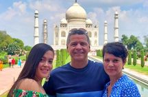 From Delhi: Sunrise Taj Mahal Tour with Elephant conservation