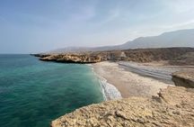 Wadi Shab Adventure Sinkhole Beach and Romantic Cave Tour