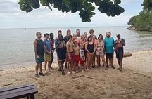 River Rapids Tubing and Beach Visit with Private Transportation