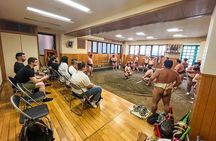 Tokyo Sumo Morning Practice Tour w/ Ring-Side Seat + Photo Shoot