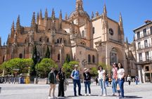 Avila with Walls and Segovia with Alcazar from Madrid