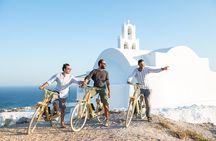 2-hour Private Wooden E-Bike Tour in Emporio Castle, Santorini