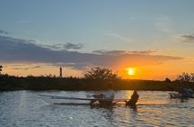 Sunset Clear Kayak Tour along inner St Augustine Coastline
