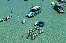 Destin: Luxury Crab Island Pontoon Charter w/ Restroom (Up to 18)