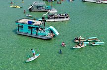 Destin: Luxury Crab Island Pontoon Charter w/ Restroom (Up to 18)