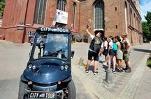 GDANSK City Tour by Golf Cart Live Guide & City Sightseeing 90min
