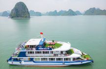 Halong Excursion Deluxe Cruise with Lunch, Kayak & Sunset Party