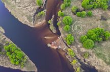 Canoe Tour under the Midnight Sun and Sunset in Rovaniemi